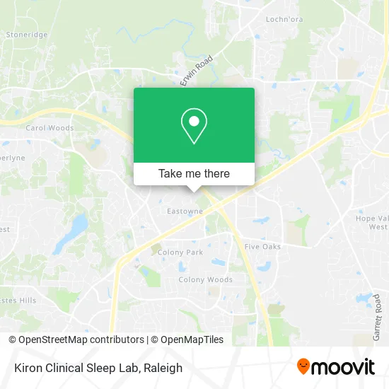 Kiron Clinical Sleep Lab map