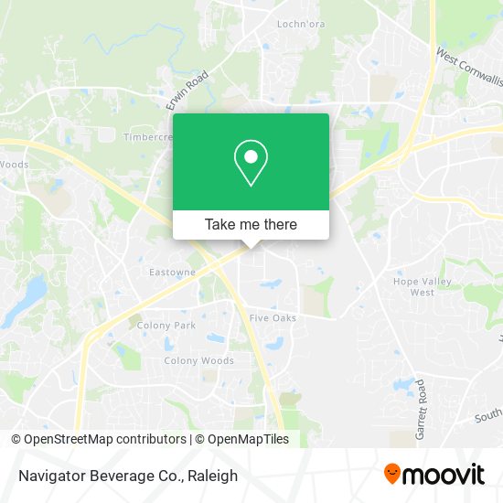 Navigator Beverage Co. map