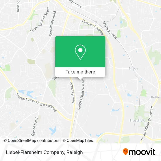 Liebel-Flarsheim Company map