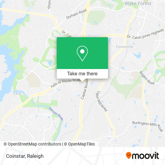 Mapa de Coinstar
