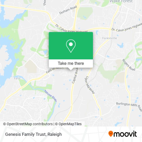 Genesis Family Trust map