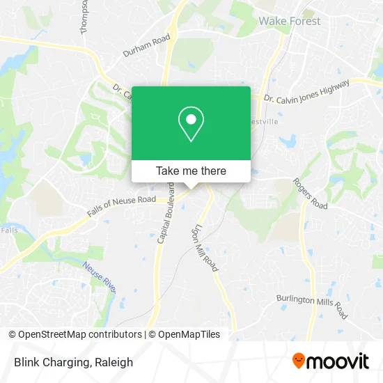 Blink Charging map