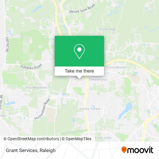 Mapa de Grant Services