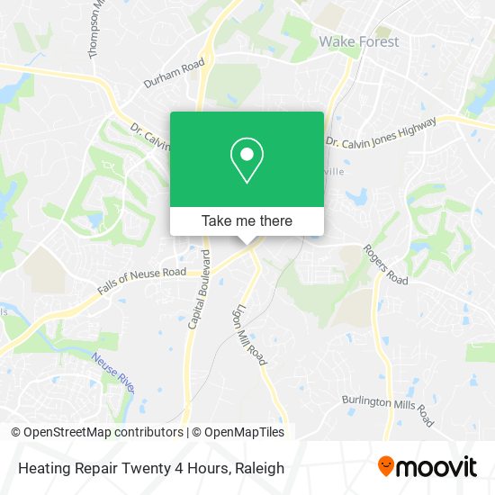 Heating Repair Twenty 4 Hours map