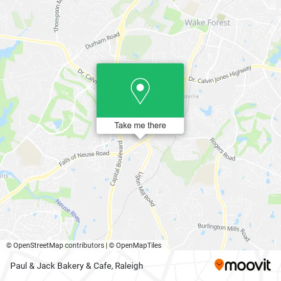 Paul & Jack Bakery & Cafe map