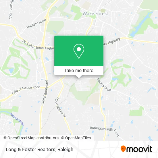 Long & Foster Realtors map