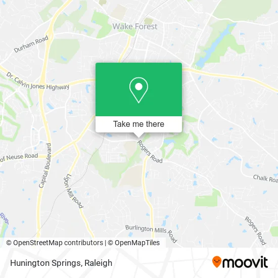 Hunington Springs map