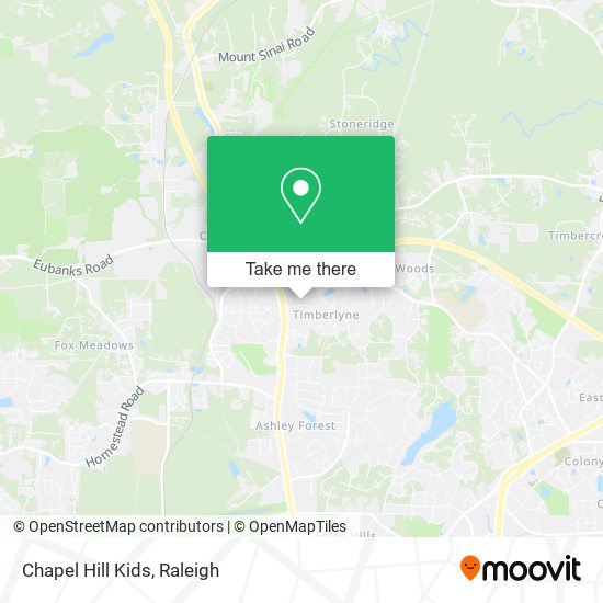 Mapa de Chapel Hill Kids