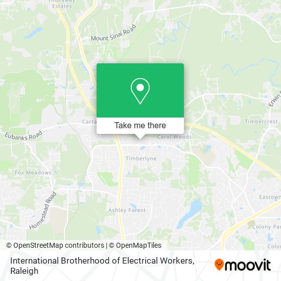 International Brotherhood of Electrical Workers map
