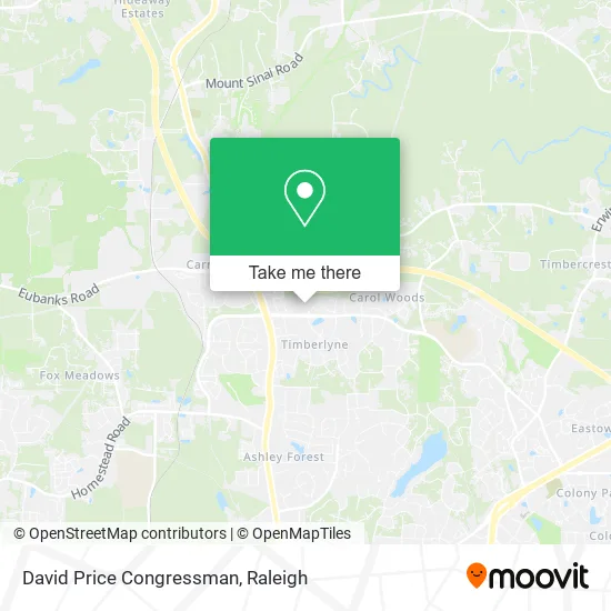 David Price Congressman map