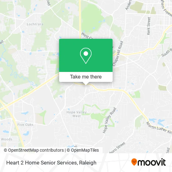 Heart 2 Home Senior Services map