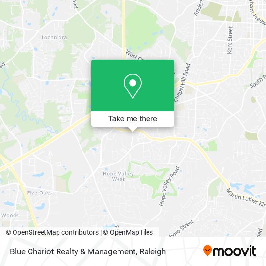 Mapa de Blue Chariot Realty & Management