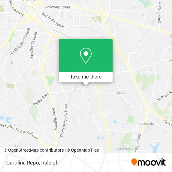 Carolina Repo map