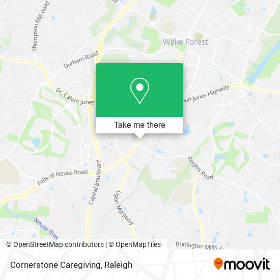 Mapa de Cornerstone Caregiving