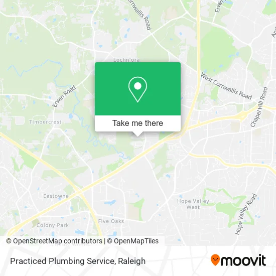 Practiced Plumbing Service map