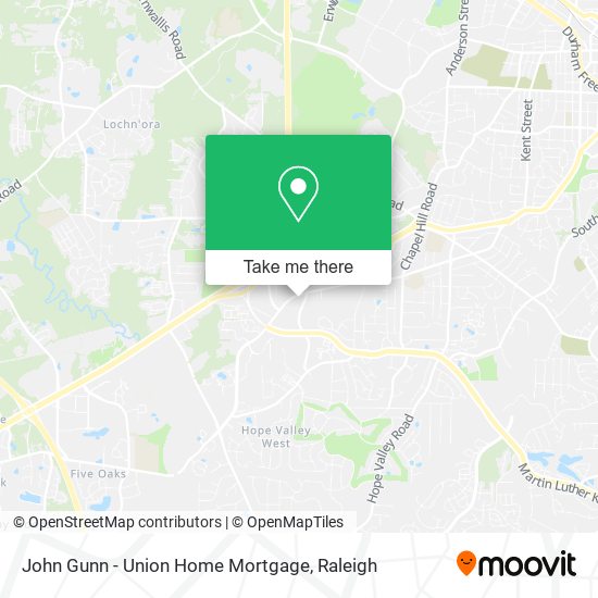 John Gunn - Union Home Mortgage map