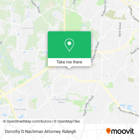 Dorothy D Nachman Attorney map