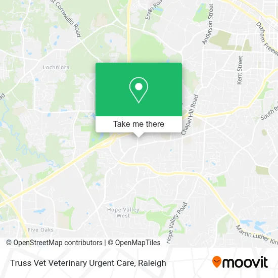 Truss Vet Veterinary Urgent Care map