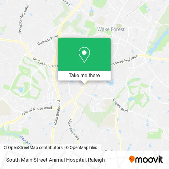 South Main Street Animal Hospital map