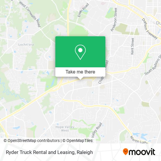 Mapa de Ryder Truck Rental and Leasing