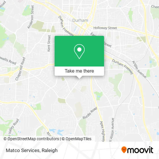 Matco Services map