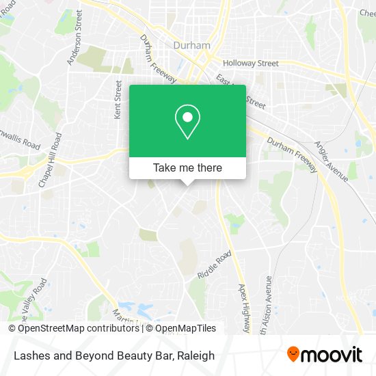 Lashes and Beyond Beauty Bar map