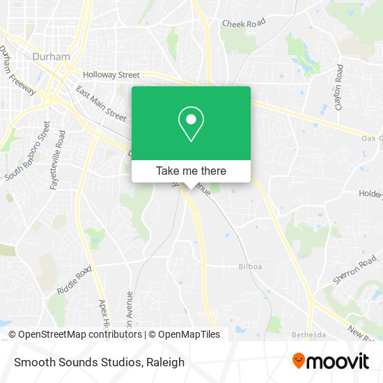 Mapa de Smooth Sounds Studios