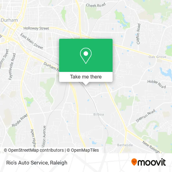 Rio's Auto Service map