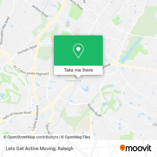 Lets Get Active Moving map