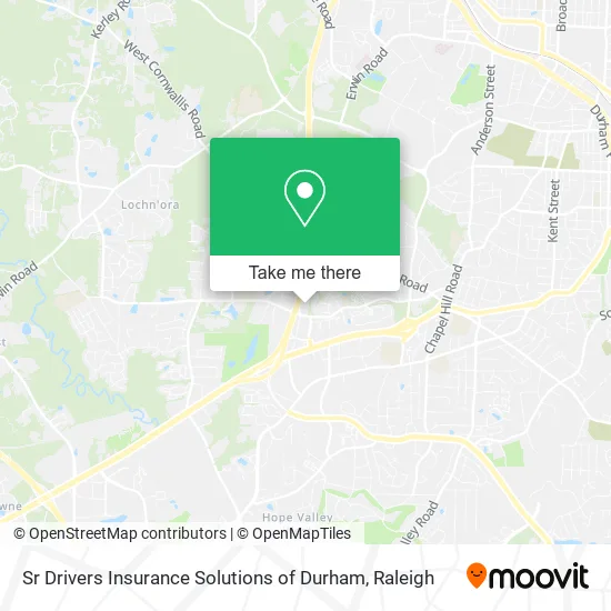 Sr Drivers Insurance Solutions of Durham map