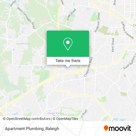 Mapa de Apartment Plumbing
