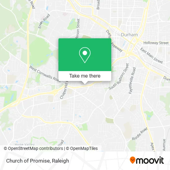 Church of Promise map