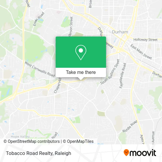 Tobacco Road Realty map