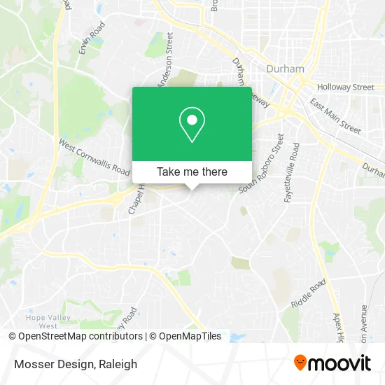 Mosser Design map