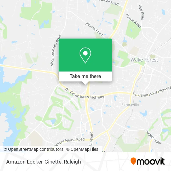 Amazon Locker-Ginette map