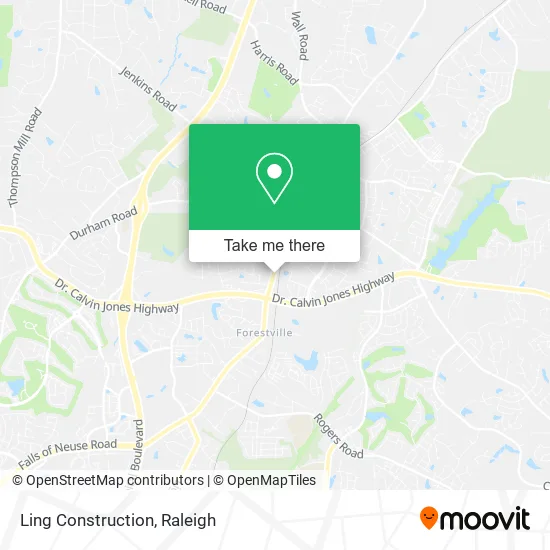 Ling Construction map
