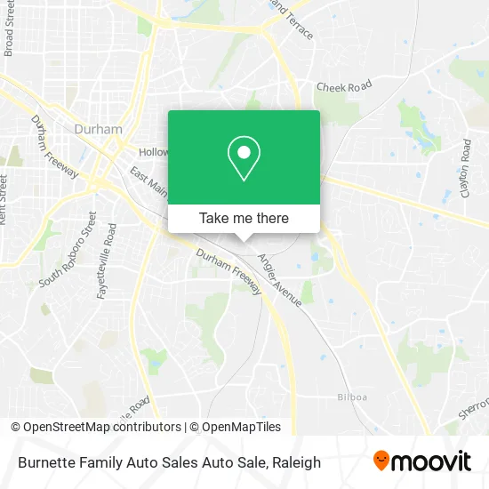 Burnette Family Auto Sales Auto Sale map
