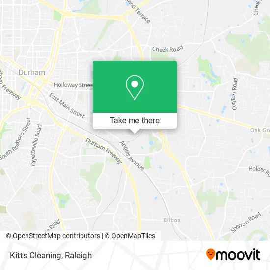 Kitts Cleaning map