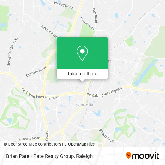 Brian Pate - Pate Realty Group map