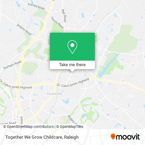 Mapa de Together We Grow Childcare