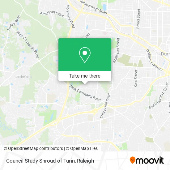 Council Study Shroud of Turin map