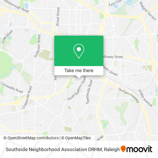 Mapa de Southside Neighborhood Association DRHM