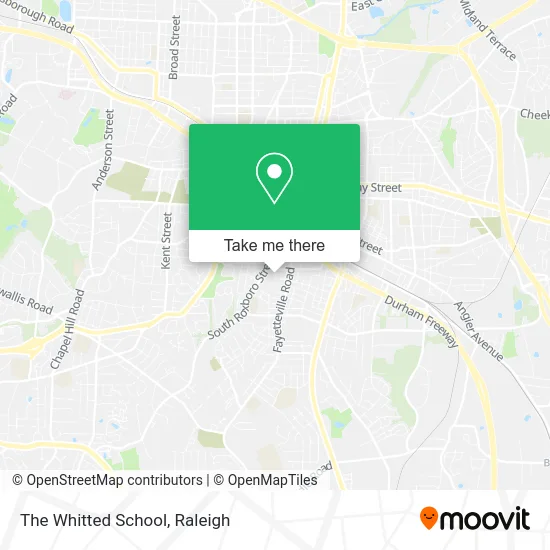 The Whitted School map