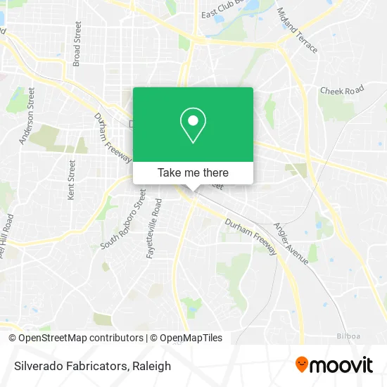 Silverado Fabricators map