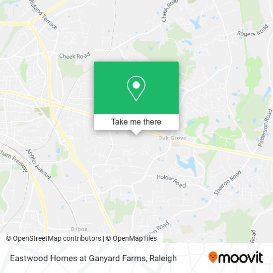 Eastwood Homes at Ganyard Farms map