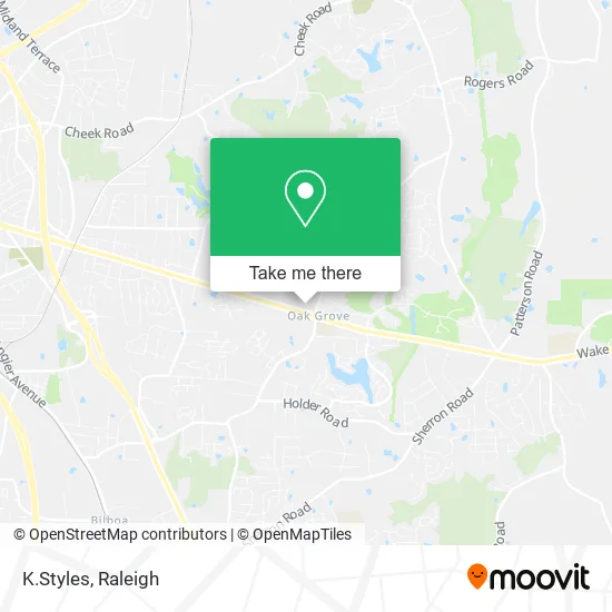 K.Styles map