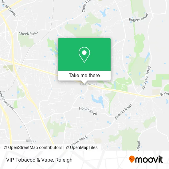 VIP Tobacco & Vape map