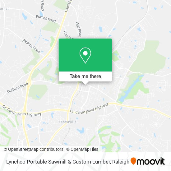 Lynchco Portable Sawmill & Custom Lumber map
