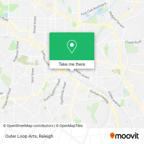 Outer Loop Arts map