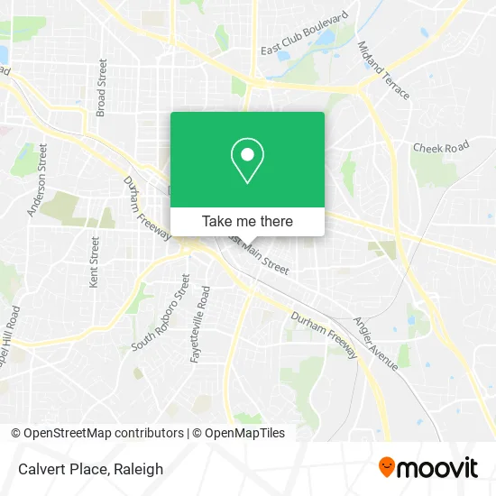 Calvert Place map
